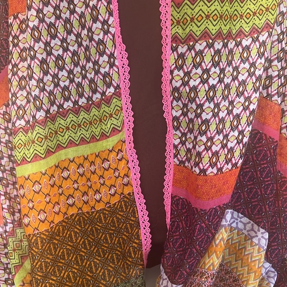 TUBULAR PATCHWORK INFINITY SCARF - Picture 5 of 5